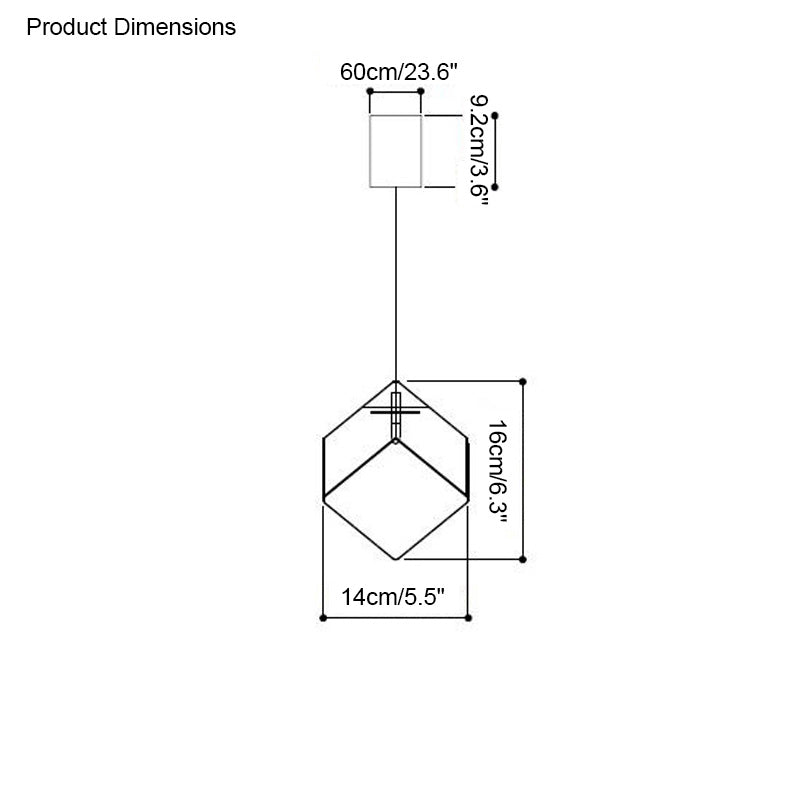 Olverai Ice Cube Textured Glass Chandelier