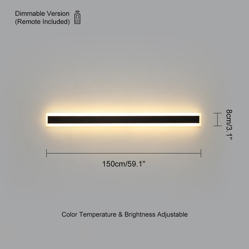 Olverai Outdoor Linear Wall Light
