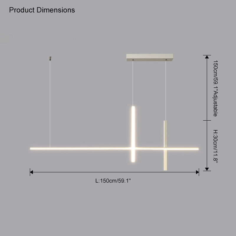 Olverai Unique Linear Pendant Light