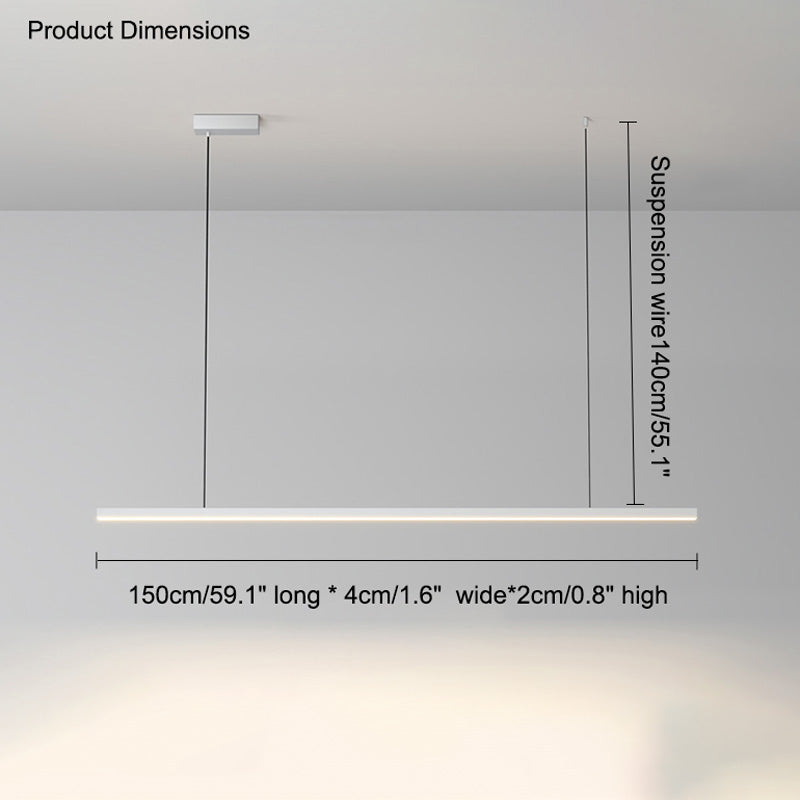 Olverai Extra Long Linear Pendant Light