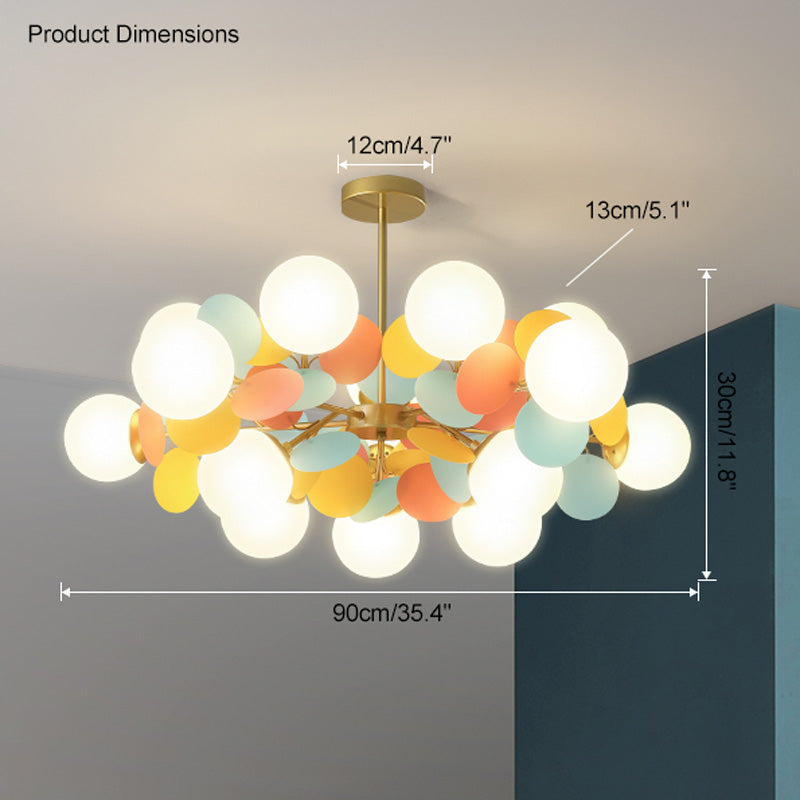 Olverai Branching Bubble Chandelier