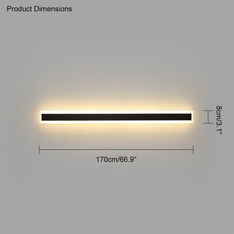Olverai Outdoor Linear Wall Light