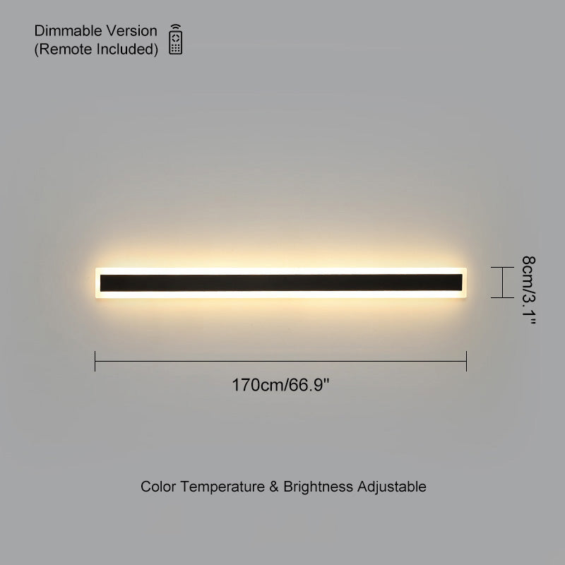Olverai Outdoor Linear Wall Light