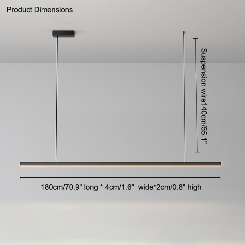 Olverai Extra Long Linear Pendant Light