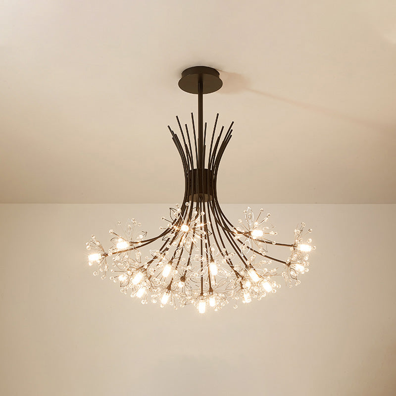 Olverai Gypsophila Bouquet Crystal Flower Chandelier