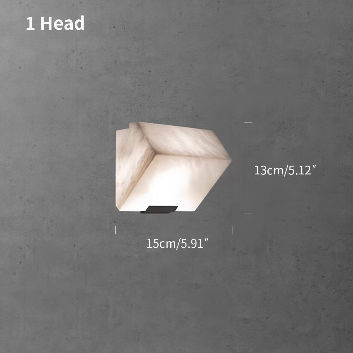 Creative luxury onyx wall lamp