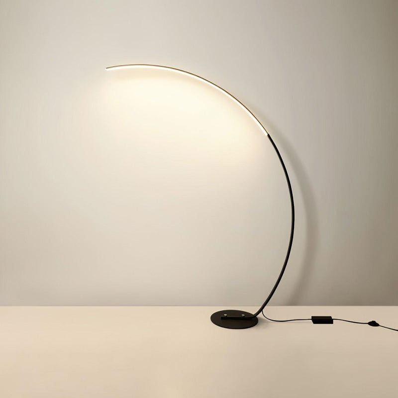 Olverai Crescent Arc LED Floor Lamp