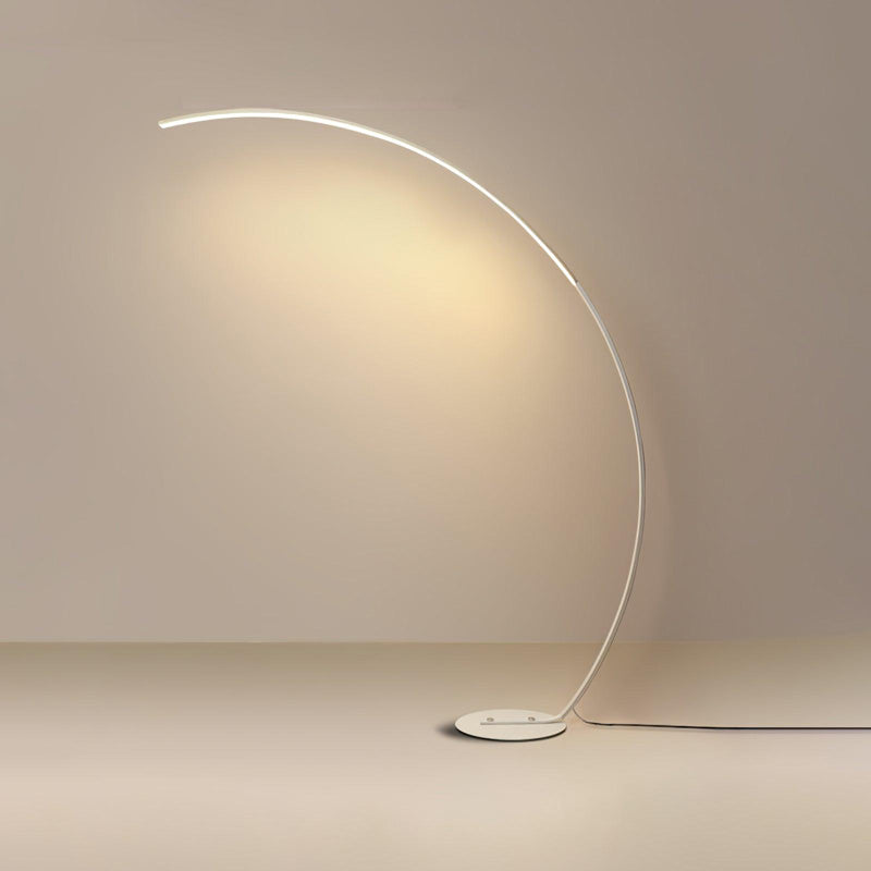 Olverai Crescent Arc LED Floor Lamp