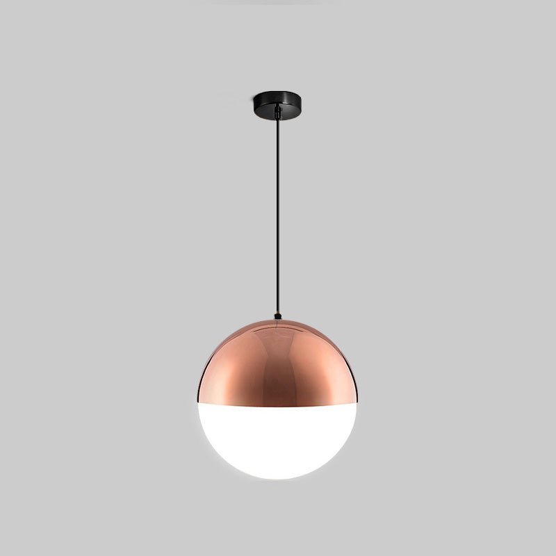Olverai Prismatic/Milk Glass Globe Pendant Light