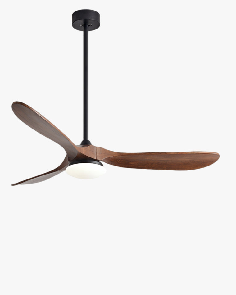 Olverai 52" Propeller Wood Ceiling Fan Lamp