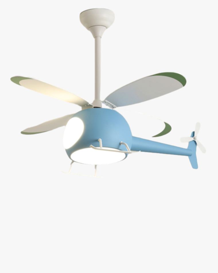 Olverai Airplane Children Ceiling Fan Lamp