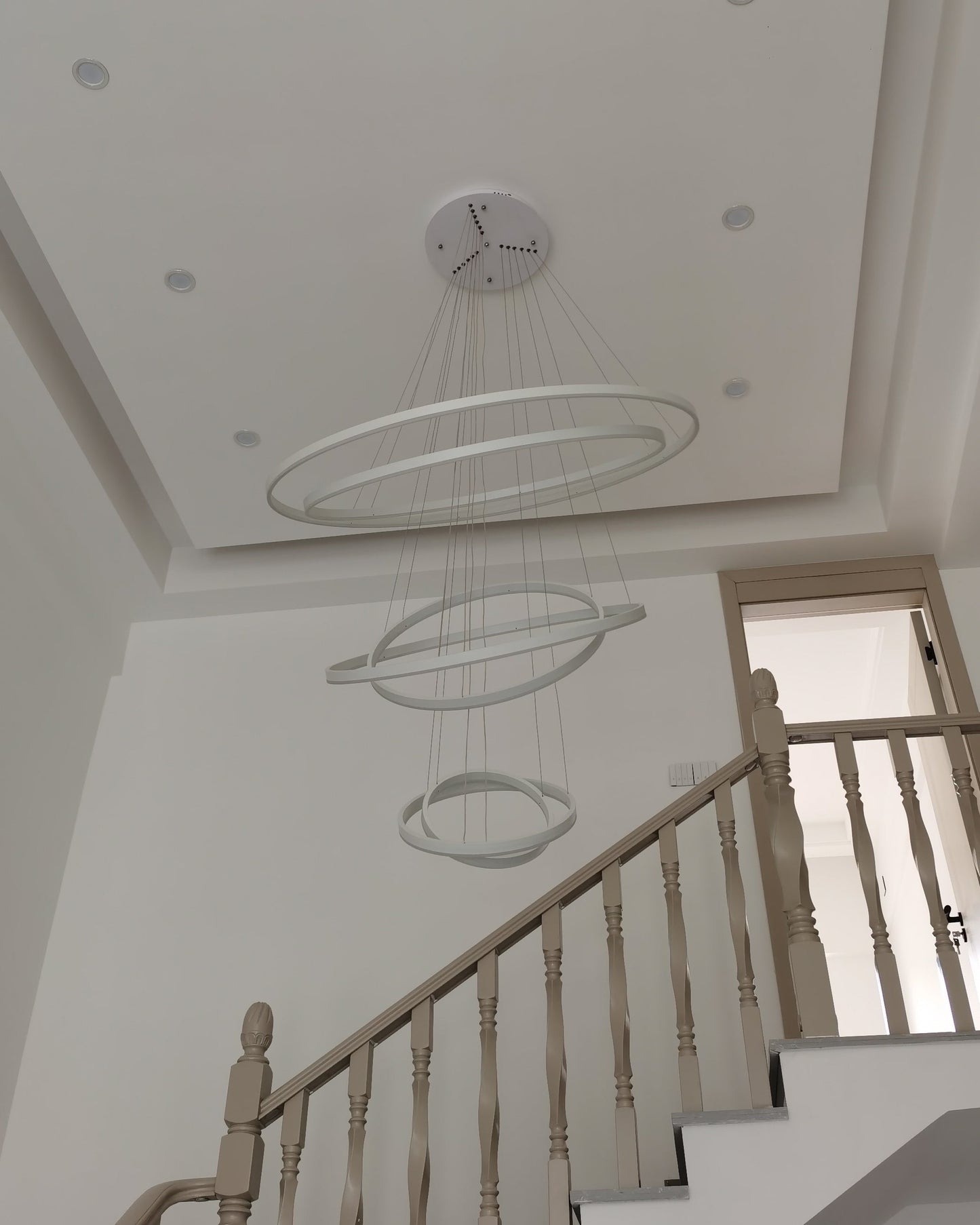 Olverai Tiered Ring LED Chandelier