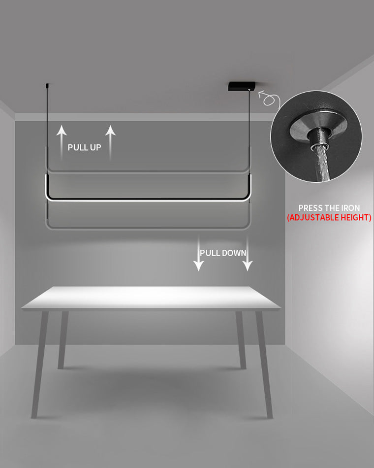 Olverai Tube Linear Pendant Light