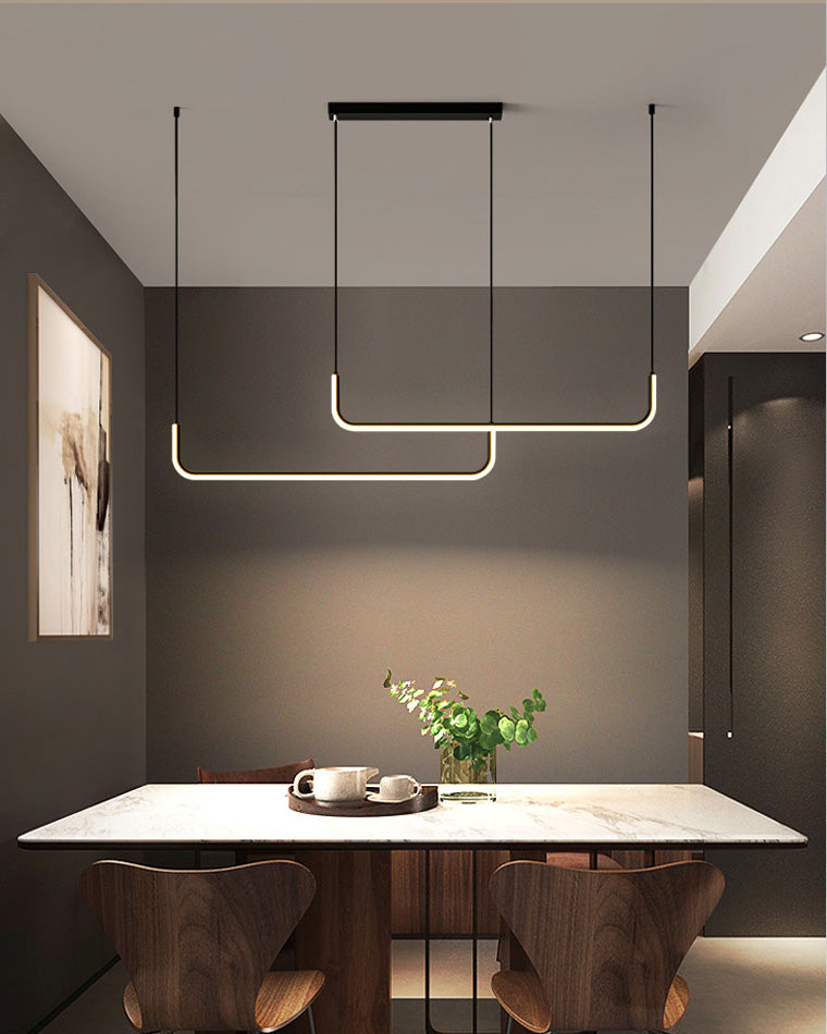 Olverai Tube Linear Pendant Light