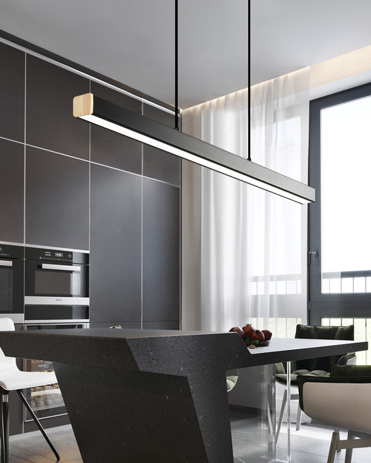 Olverai Minimalist Linear Kitchen Pendant Light