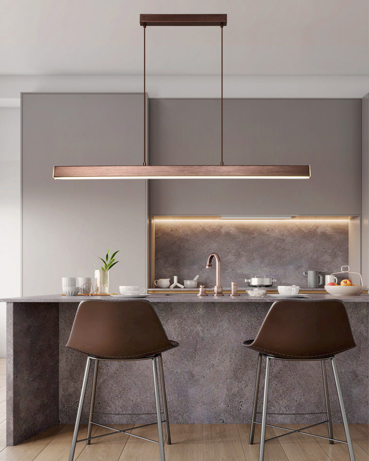 Olverai Minimalist Linear Kitchen Pendant Light