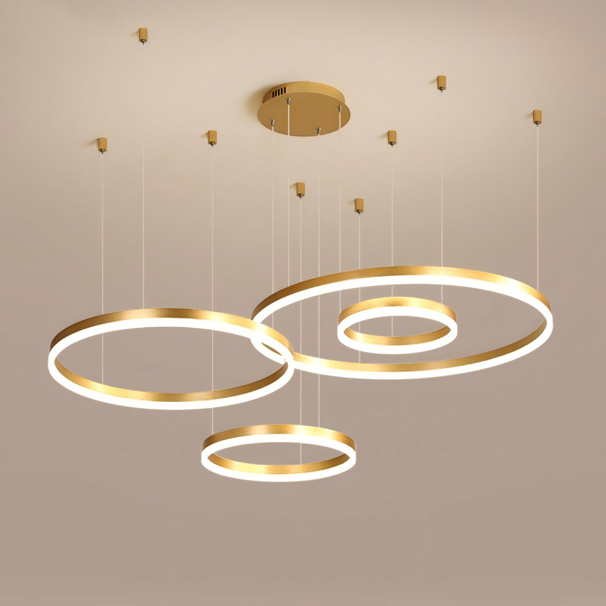 Olverai Multi LED Ring Chandelier