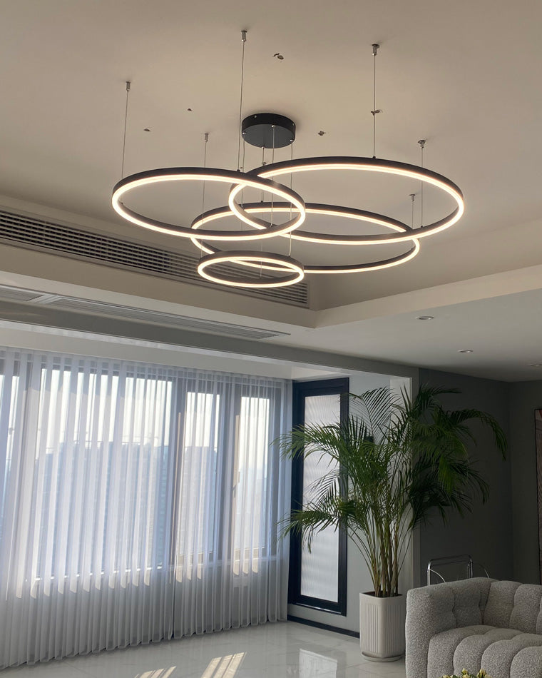 Olverai Multi LED Ring Chandelier