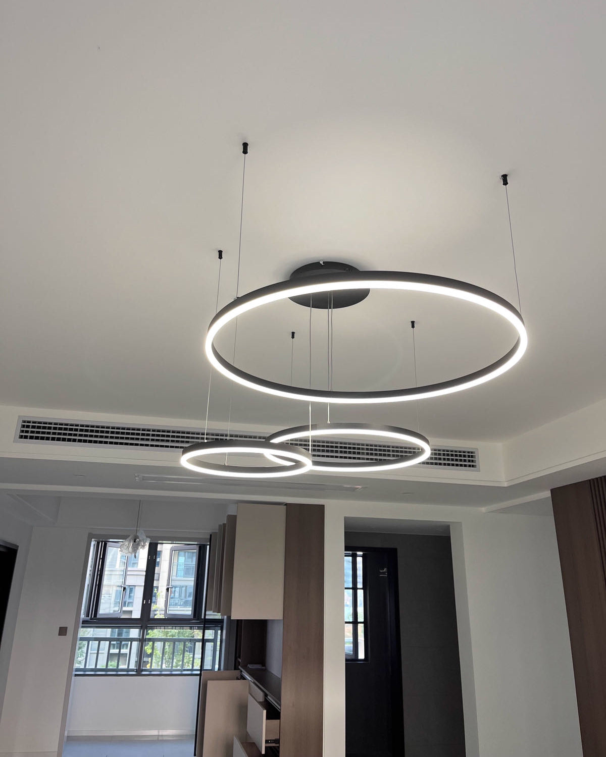 Olverai Multi LED Ring Chandelier