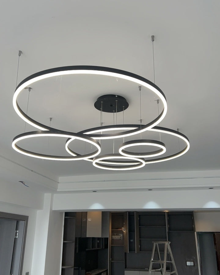 Olverai Multi LED Ring Chandelier