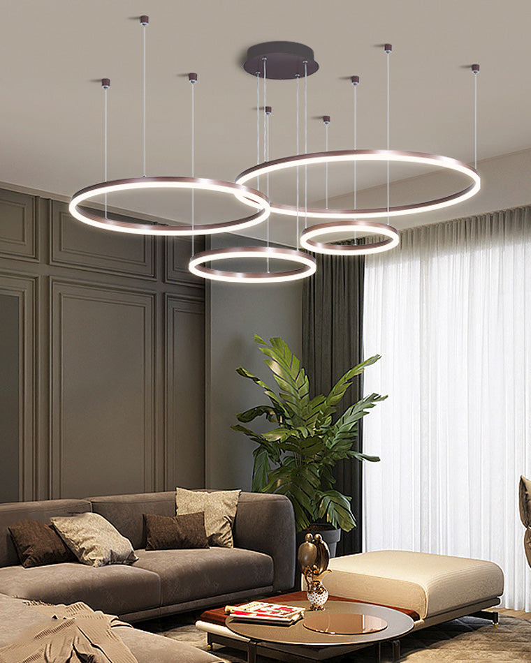 Olverai Multi LED Ring Chandelier