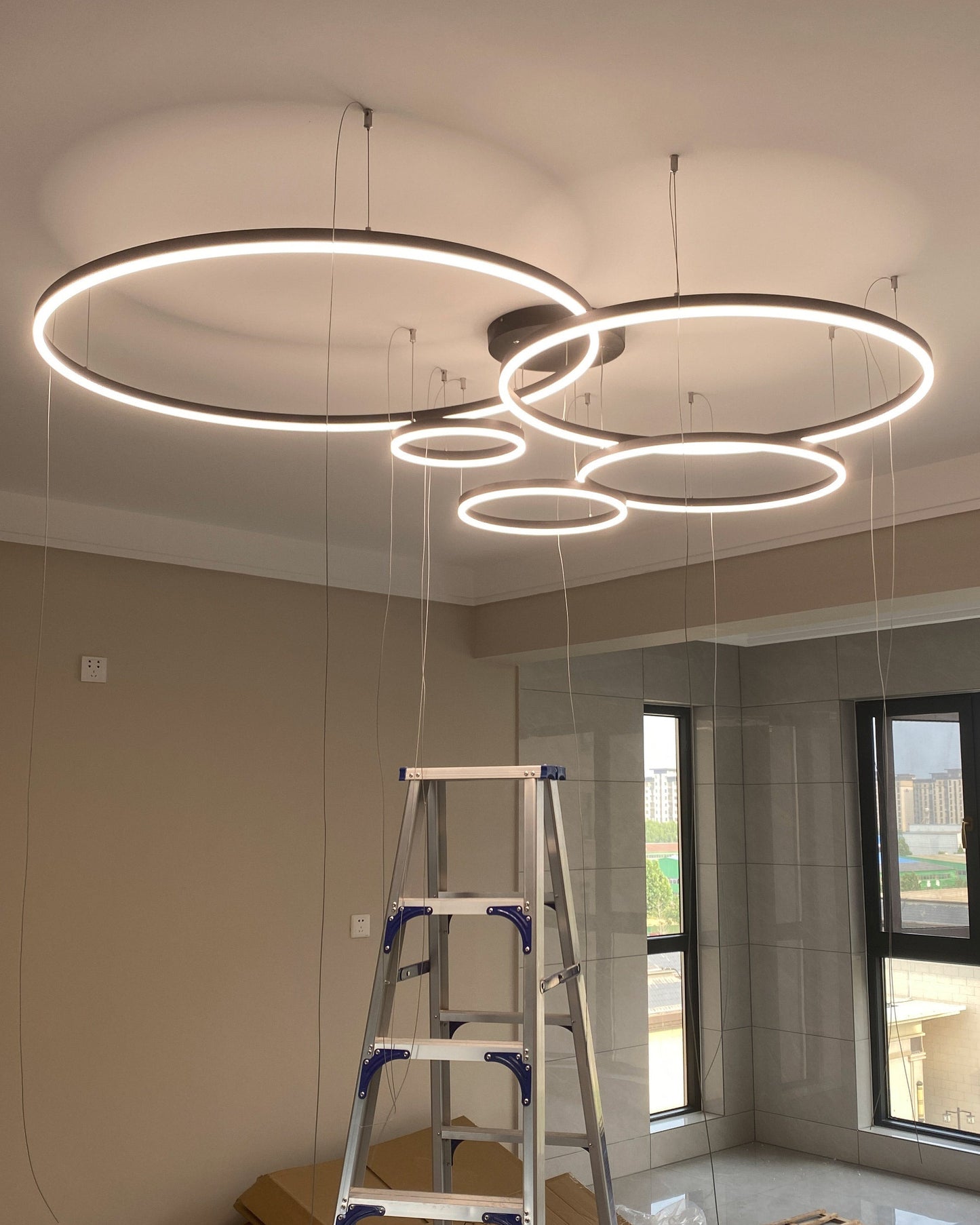 Olverai Multi LED Ring Chandelier