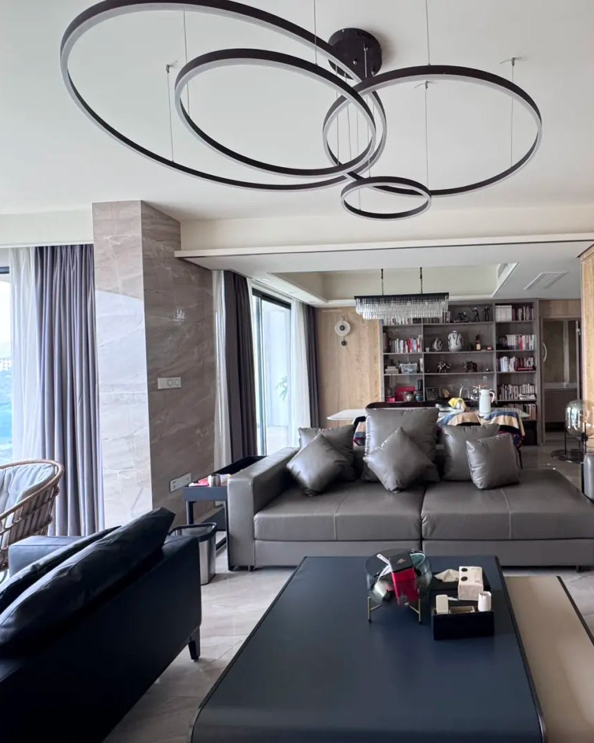 Olverai Multi LED Ring Chandelier