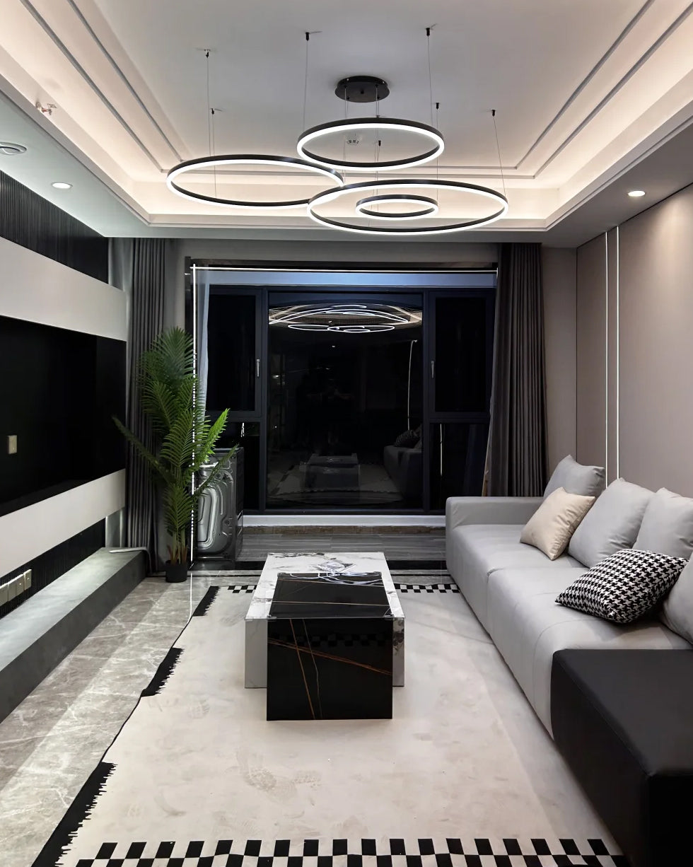 Olverai Multi LED Ring Chandelier