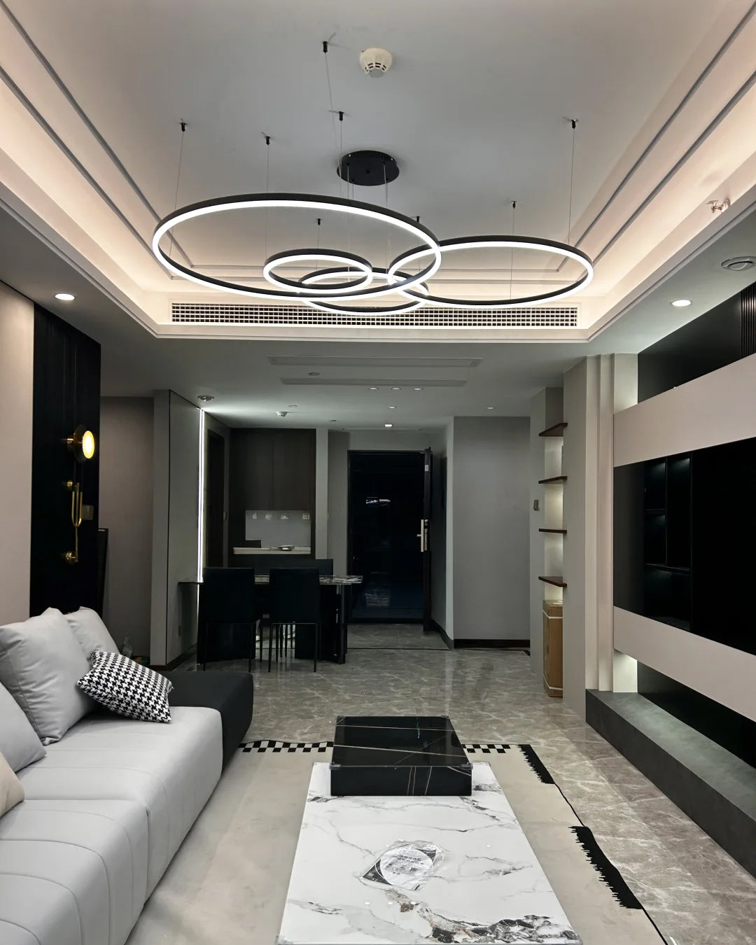 Olverai Multi LED Ring Chandelier