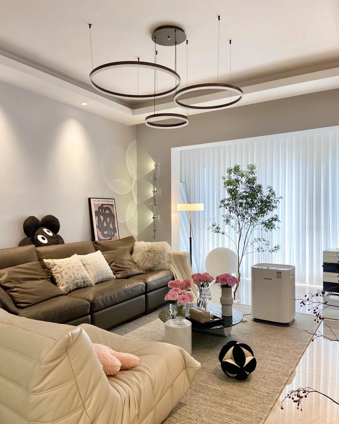 Olverai Multi LED Ring Chandelier