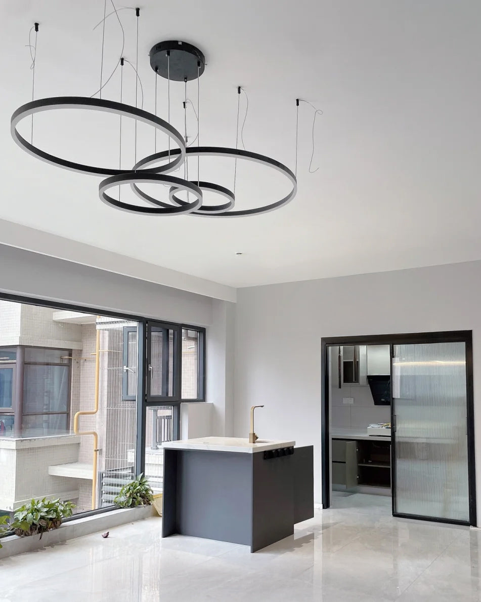 Olverai Multi LED Ring Chandelier