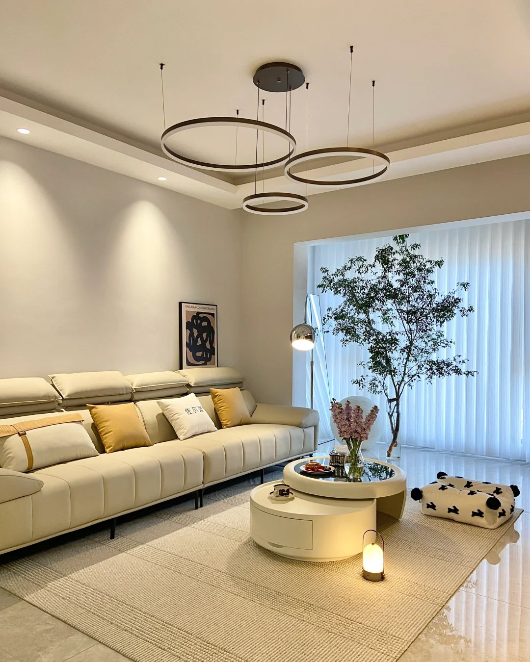 Olverai Multi LED Ring Chandelier