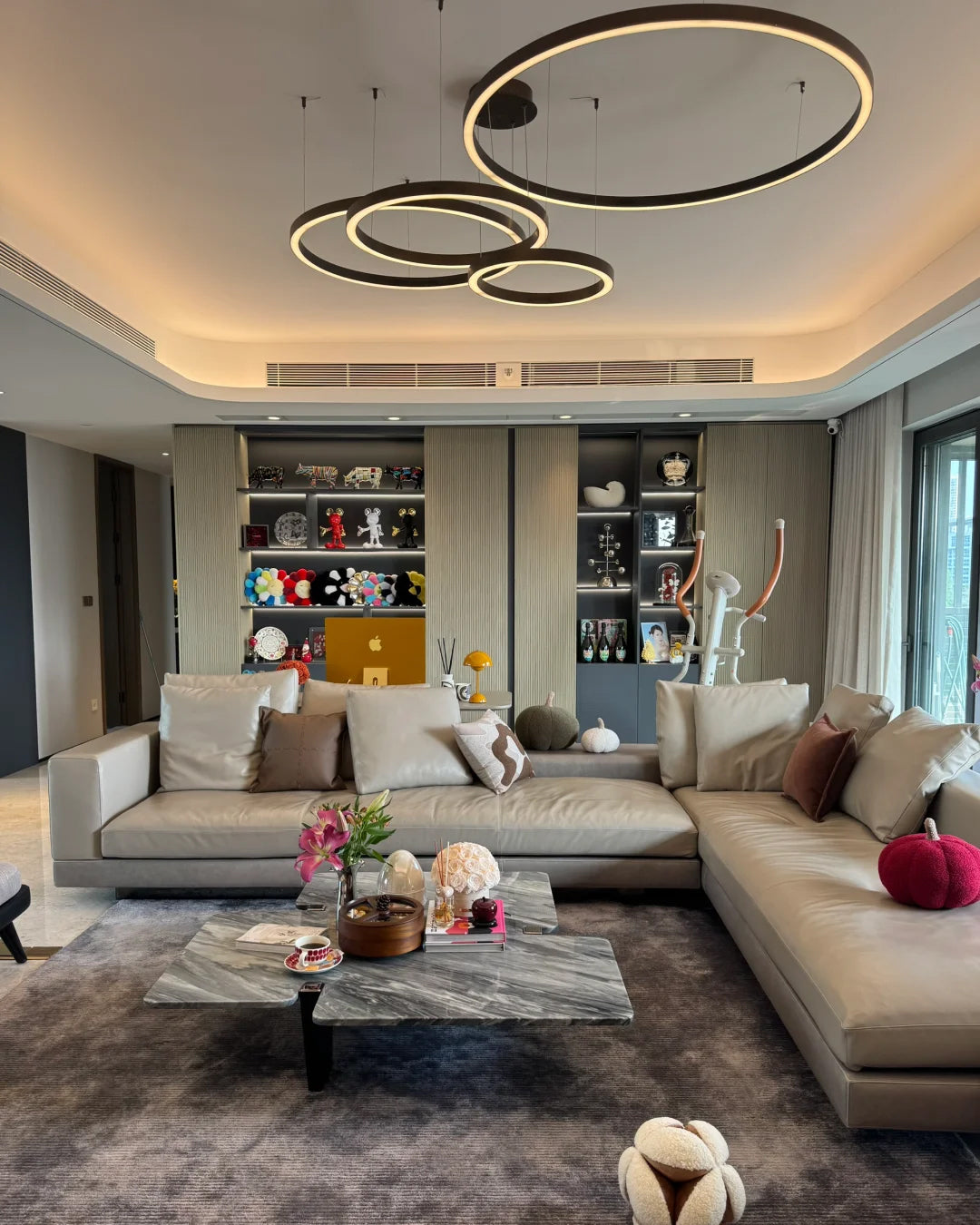 Olverai Multi LED Ring Chandelier