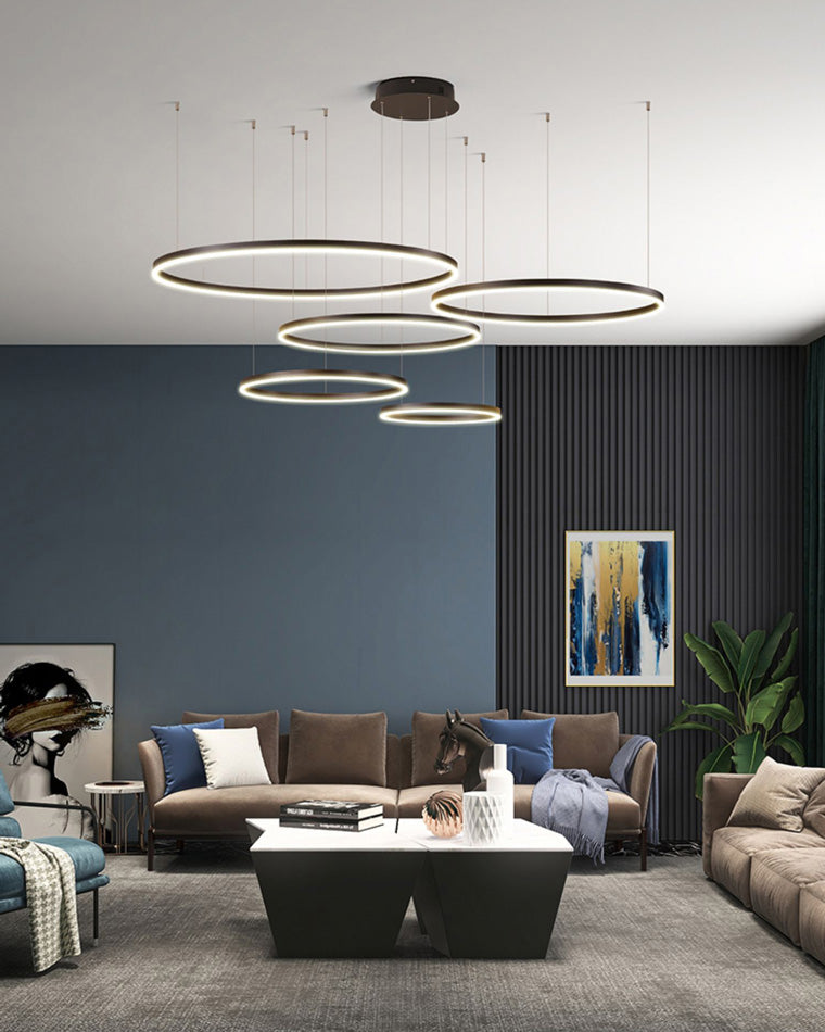 Olverai Multi LED Ring Chandelier