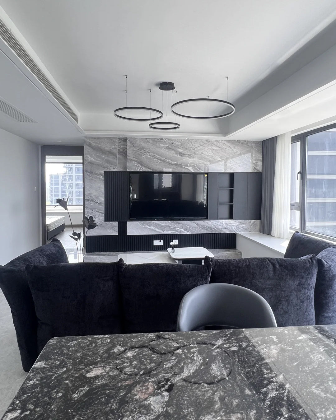 Olverai Multi LED Ring Chandelier