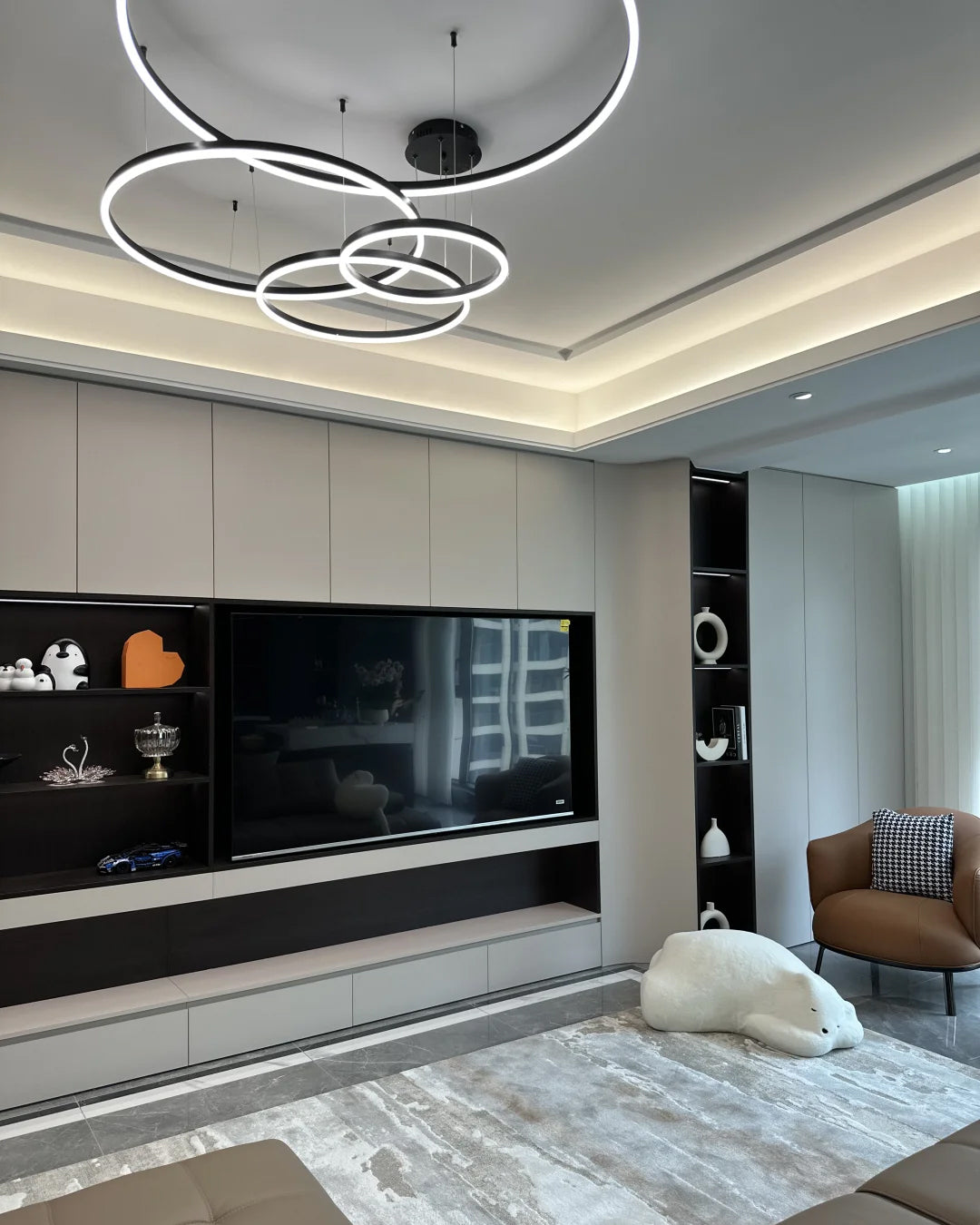 Olverai Multi LED Ring Chandelier