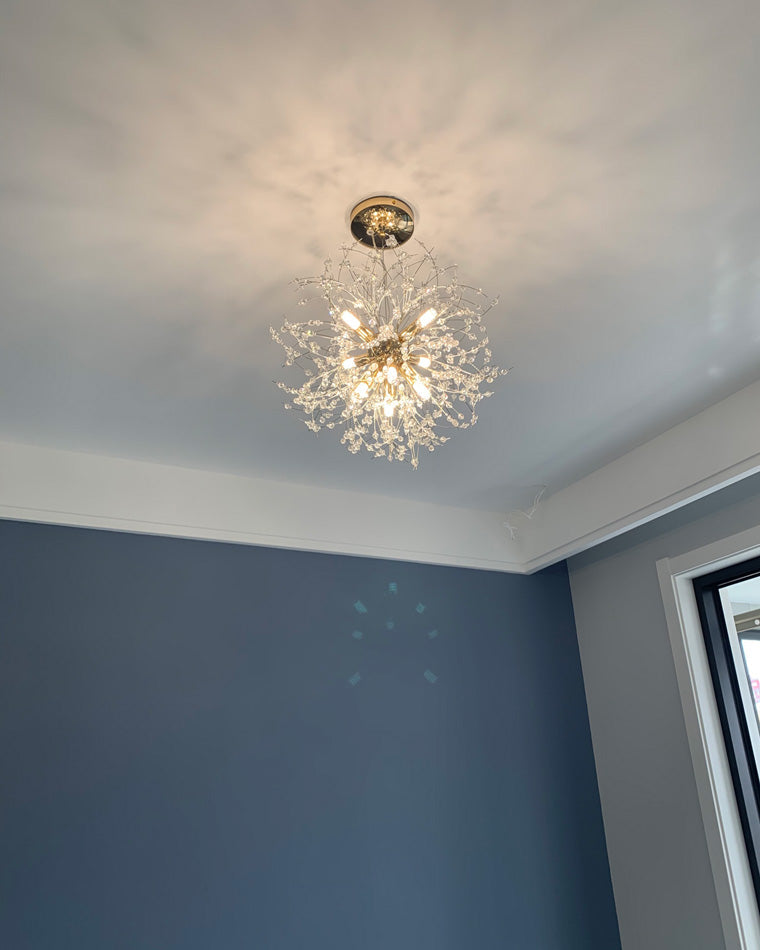 Olverai Dandelion Starburst Crystal Chandelier