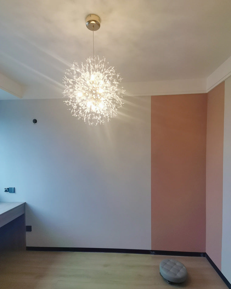 Olverai Dandelion Starburst Crystal Chandelier