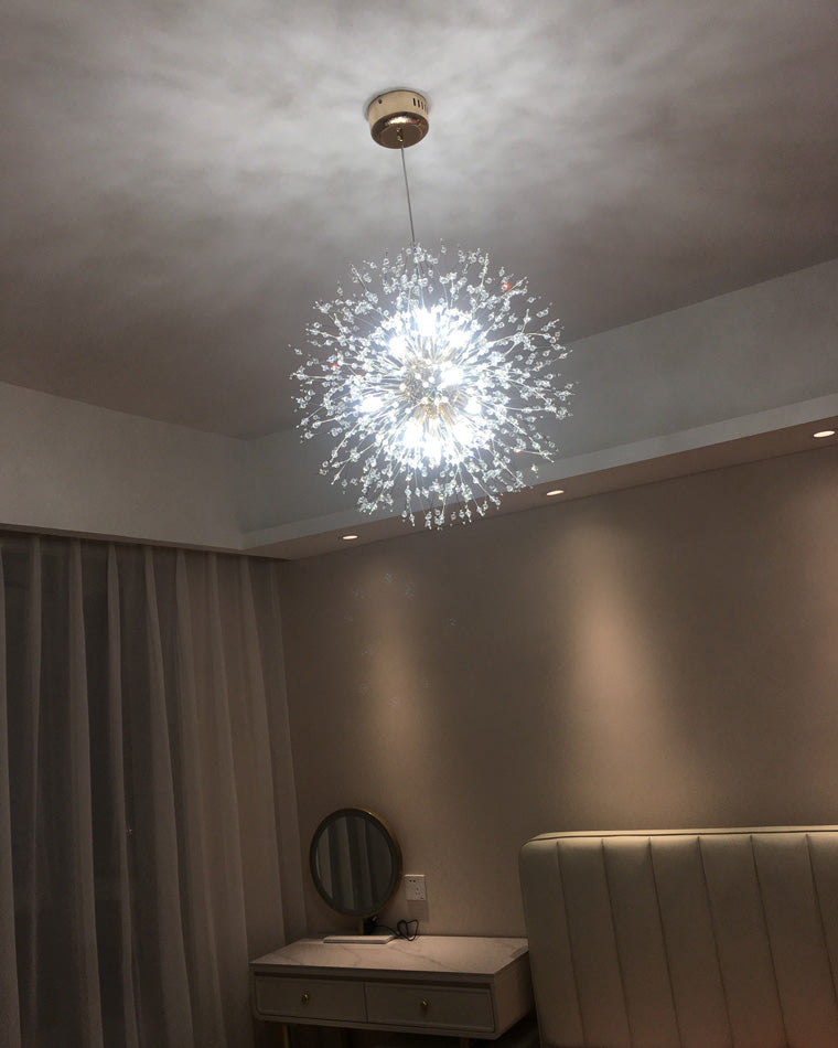 Olverai Dandelion Starburst Crystal Chandelier