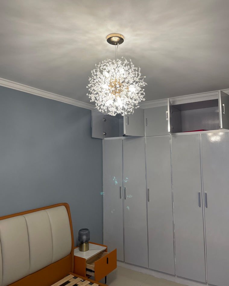 Olverai Dandelion Starburst Crystal Chandelier