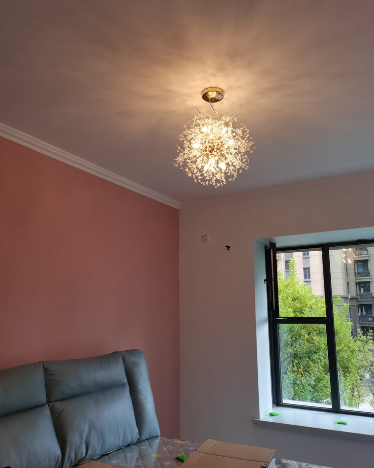 Olverai Dandelion Starburst Crystal Chandelier