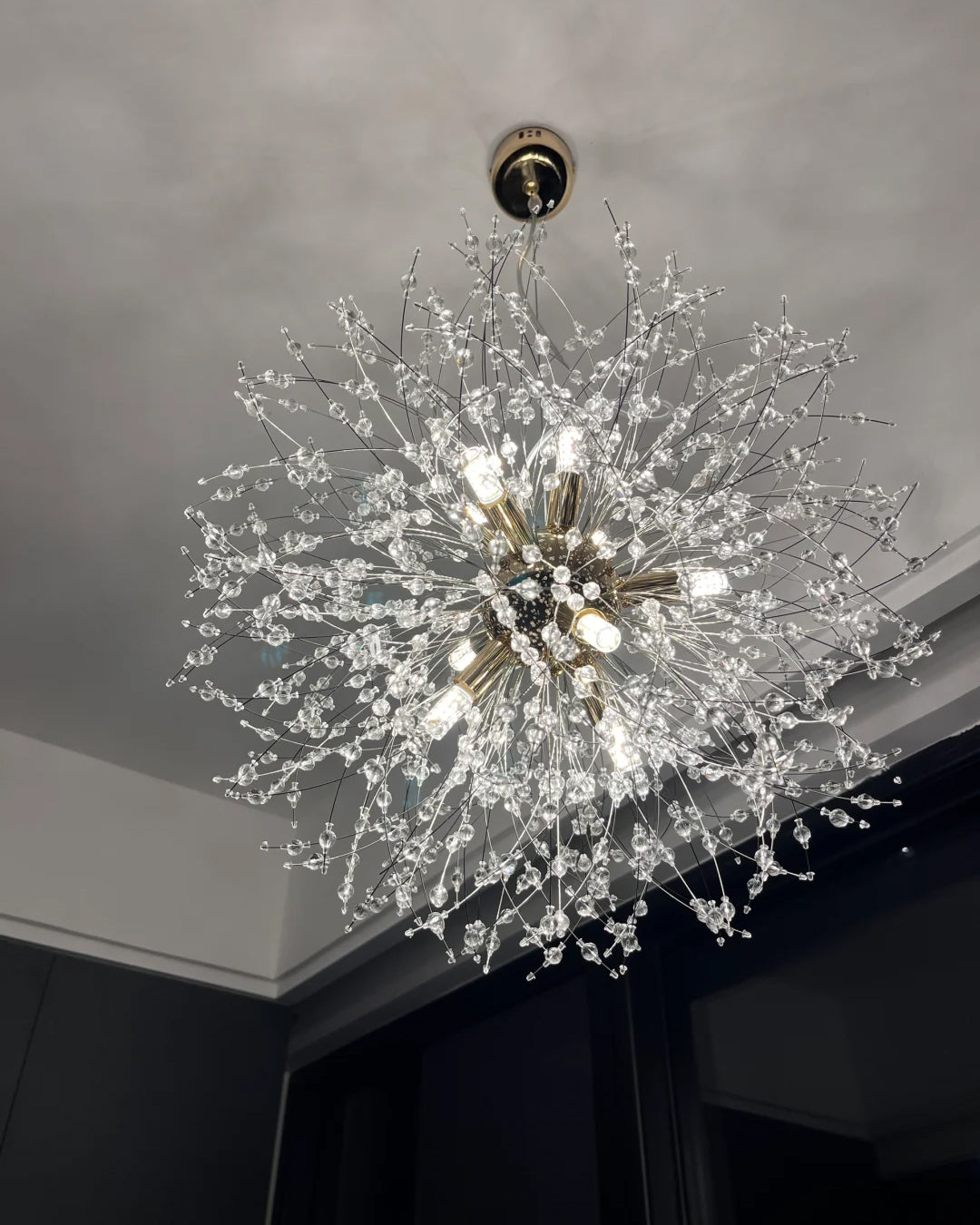 Olverai Dandelion Starburst Crystal Chandelier