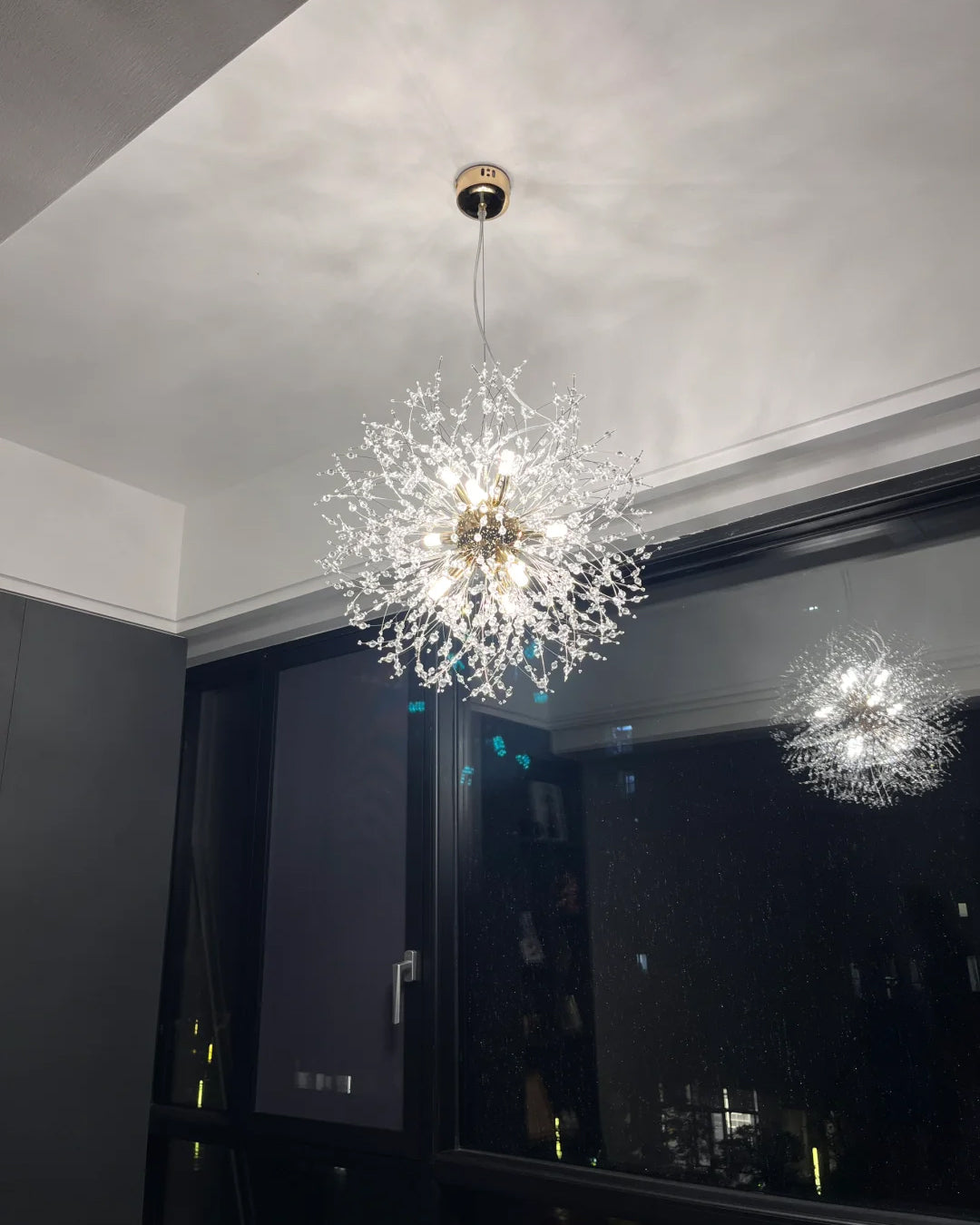 Olverai Dandelion Starburst Crystal Chandelier