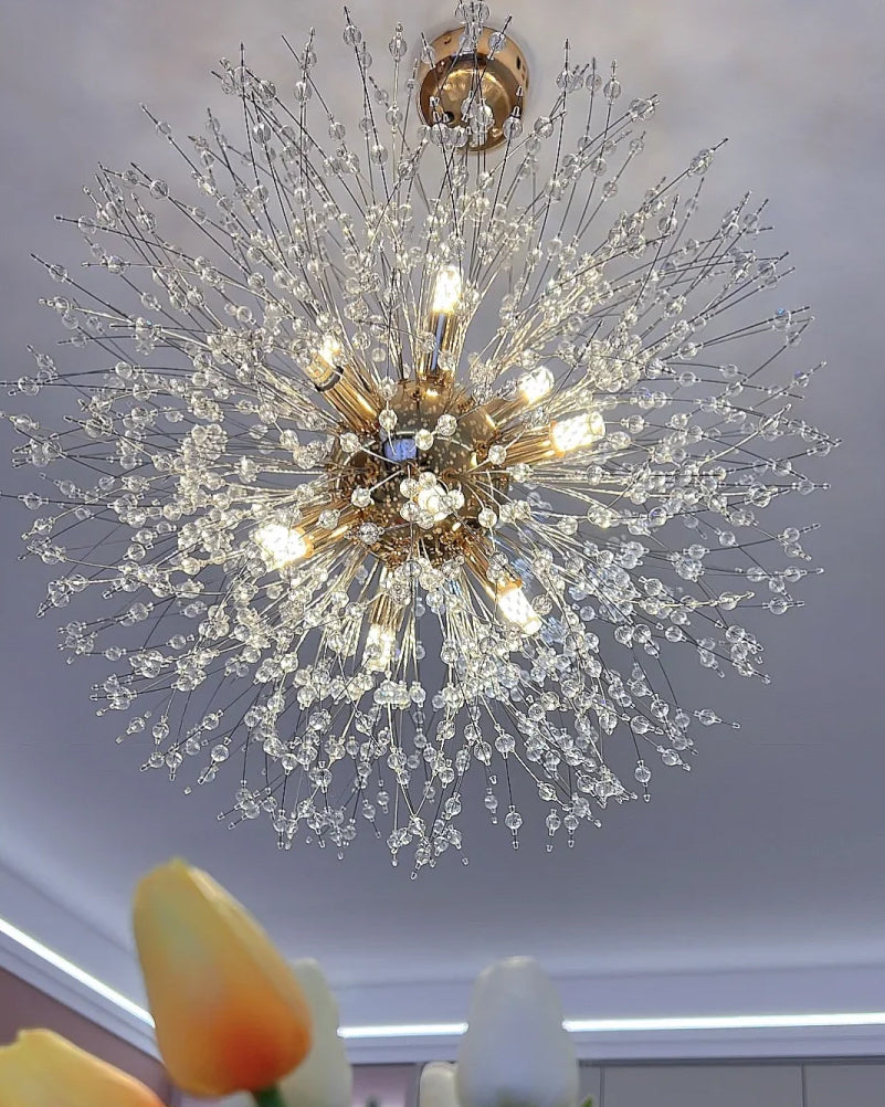 Olverai Dandelion Starburst Crystal Chandelier