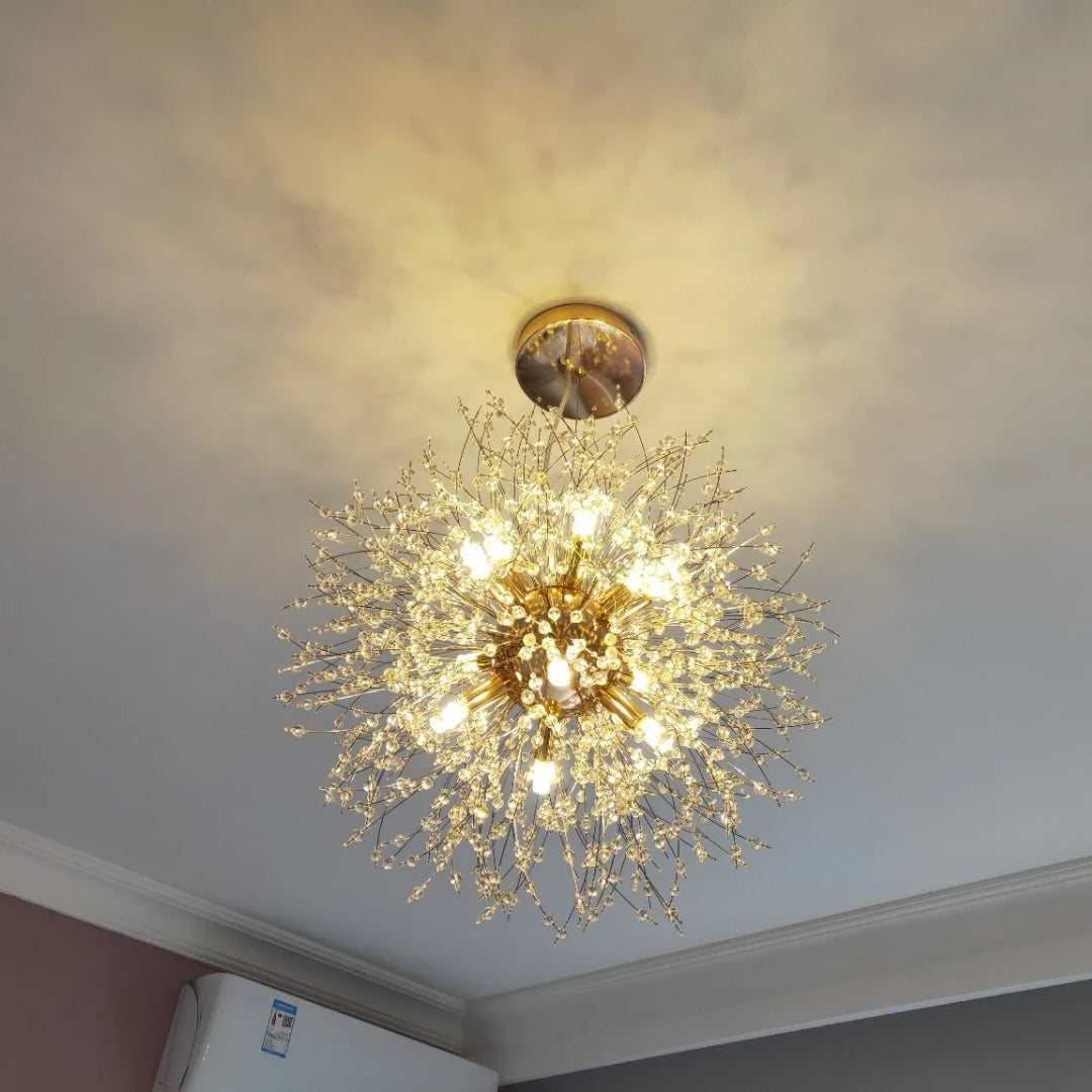 Olverai Dandelion Starburst Crystal Chandelier