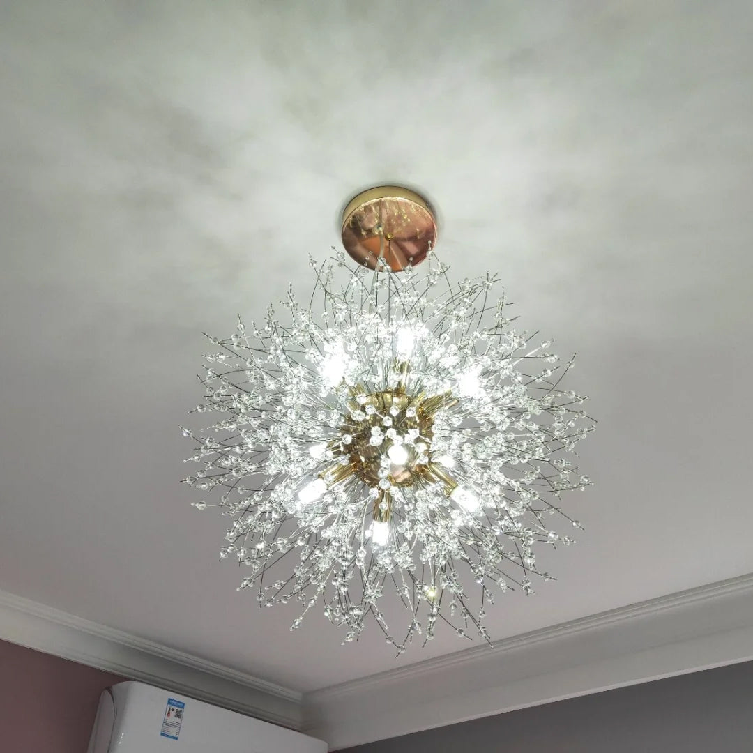 Olverai Dandelion Starburst Crystal Chandelier