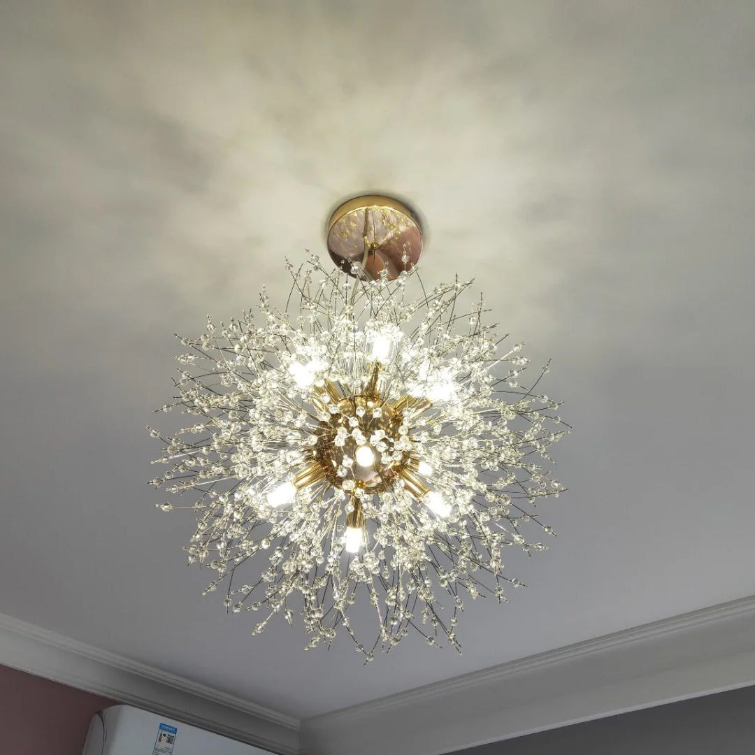 Olverai Dandelion Starburst Crystal Chandelier