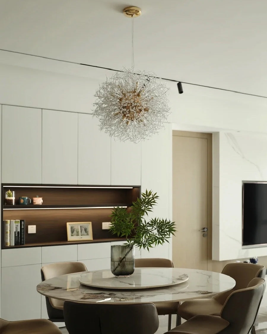 Olverai Dandelion Starburst Crystal Chandelier