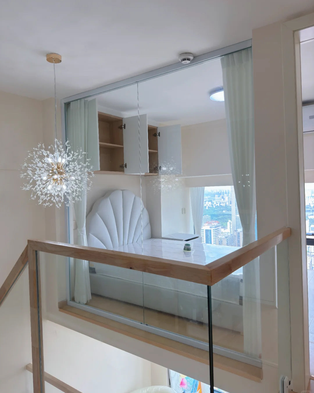 Olverai Dandelion Starburst Crystal Chandelier