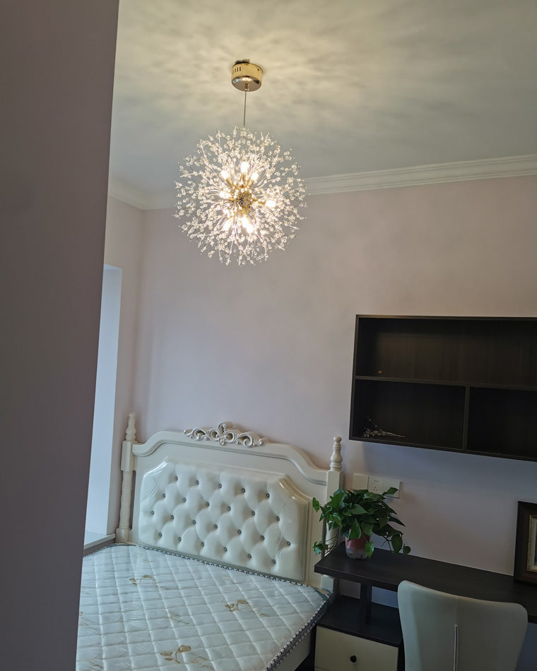 Olverai Dandelion Starburst Crystal Chandelier